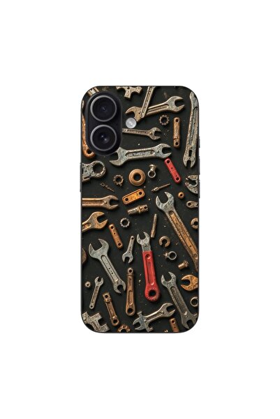 OEM Husa compatibila cu Apple iPhone 17 Silicon Gel Tpu Model Mechanic Tools ...