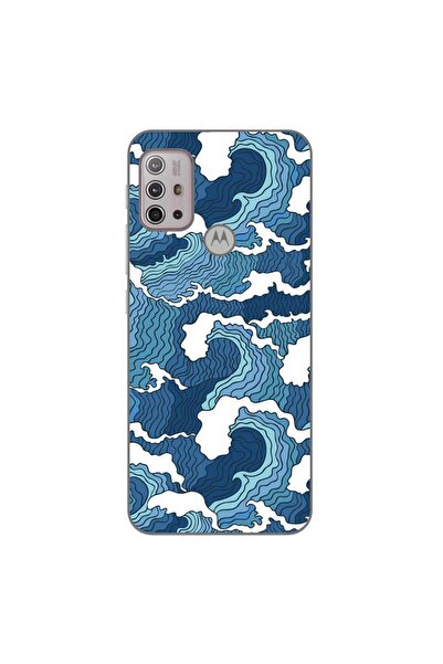 OEM Husa compatibila cu Motorola Moto G10, G30 Silicon Gel Tpu Model Crazy Waves