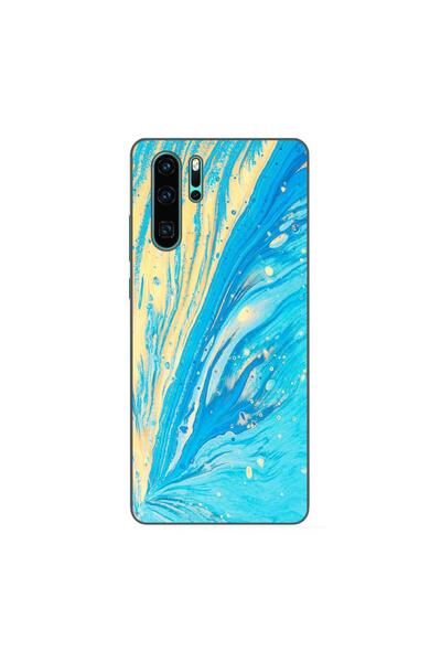 OEM Husa compatibila cu Huawei P30 Pro Silicon Gel Tpu Model Aqua Bloom