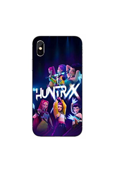 OEM Husa compatibila cu Apple iPhone XS Silicon Gel Tpu Model KPop Demon Hunt...