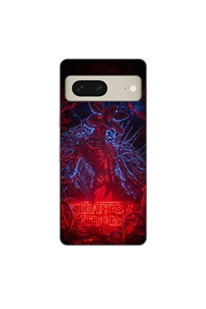 OEM Husa compatibila cu Google Pixel 7 Silicon Gel Tpu Model Stranger Things ...