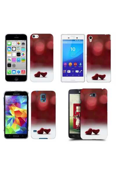 OEM Husa compatibila cu Apple iPhone 7 Plus Silicon Gel Tpu Model Little Hearts