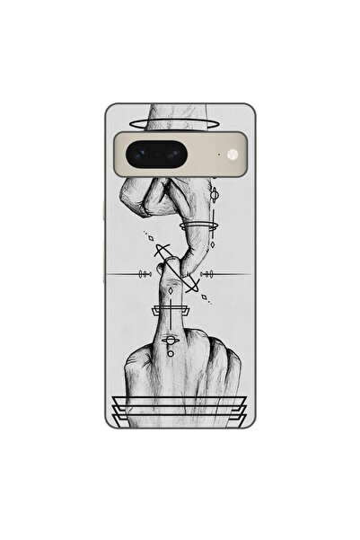 OEM Husa compatibila cu Google Pixel 7 Silicon Gel Tpu Model Universe Touch