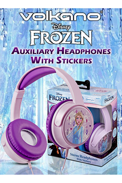 SMD-Volkano Volkano Disney Frozen Kids Wired Headphones with Stickers, 85dB S...