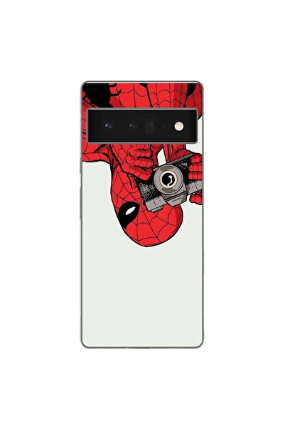 OEM Husa compatibila cu Google Pixel 6 Pro Silicon Gel Tpu Model Spiderman