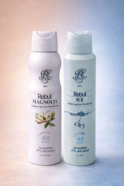 Rebul DEO BAYANMAGNOLİA 150ML+REBUL DEO BAY ICE 150 ML