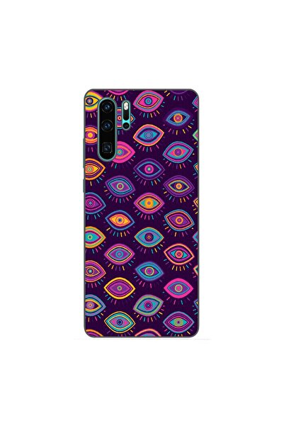 OEM Θήκη συμβατή με Huawei P30 Pro από σιλικόνη gel TPU με σχέδιο Tribal Eyes