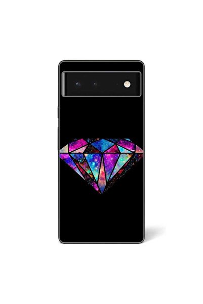 OEM Husa compatibila cu Google Pixel 6 Silicon Gel Tpu Model Diamond Black