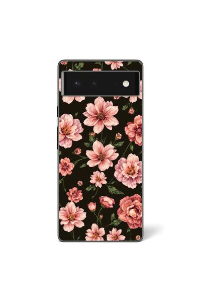 OEM Case compatible with Google Pixel 6 Silicone Gel Tpu Pattern Pink Spring ...