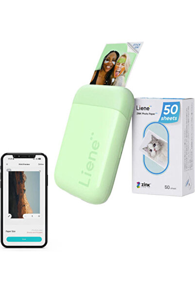 Liene Pearl Zink Φωτογραφικός Εκτυπωτής με WiFi και Bluetooth