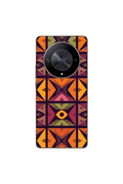 OEM Husa compatibila cu Honor Magic6 Lite Silicon Gel Tpu Model Tribal Retro ...