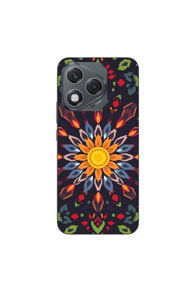 OEM Case compatible with Honor 400 Lite Silicon Gel Tpu Pattern Pixel Art Sun...