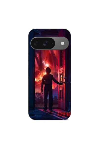 OEM Husa compatibila cu Google Pixel 9 Pro Silicon Gel Tpu Model Stranger Thi...