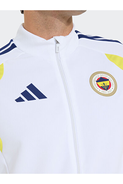 Fenerbahçe 2026/2027 Yeni Sezon Antrenman A-Takım Beyaz Tam Fermuarlı Sweatshirt
