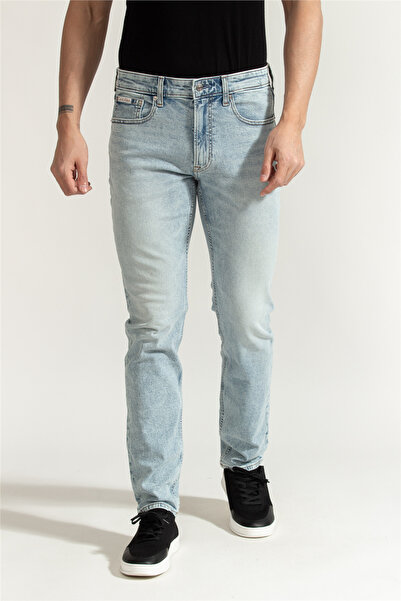 Calvin Klein Slim Spotlight Jean Erkek Jean Pantolon Mavi