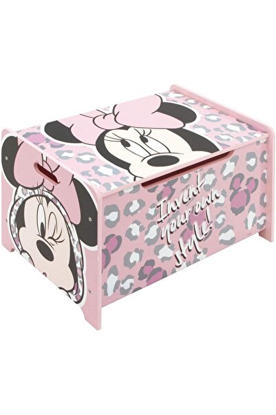 arditex Cutie de lemn pentru depozitarea jucăriilor Minnie Mouse