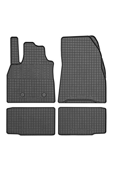 RapidAuto Set covorase auto din cauciuc Dacia Duster 2024- , Full Hybrid, Negre