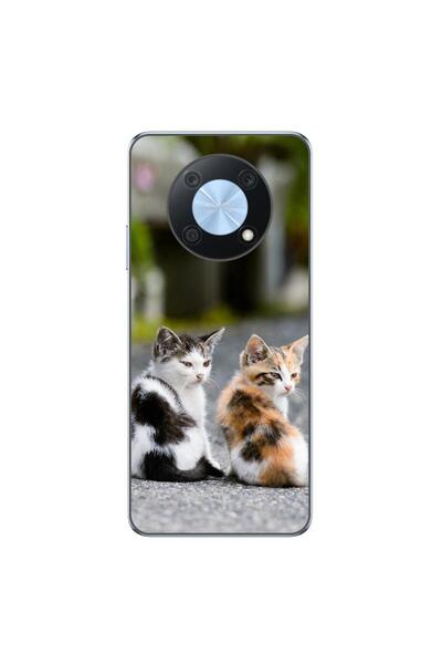 OEM Husa compatibila cu Huawei Nova Y90 Silicon Gel Tpu Model Kitties
