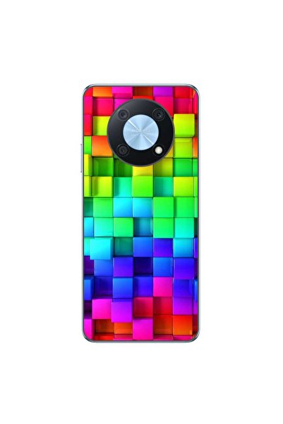 OEM Husa compatibila cu Huawei Nova Y90 Silicon Gel Tpu Model Colorful Cubes