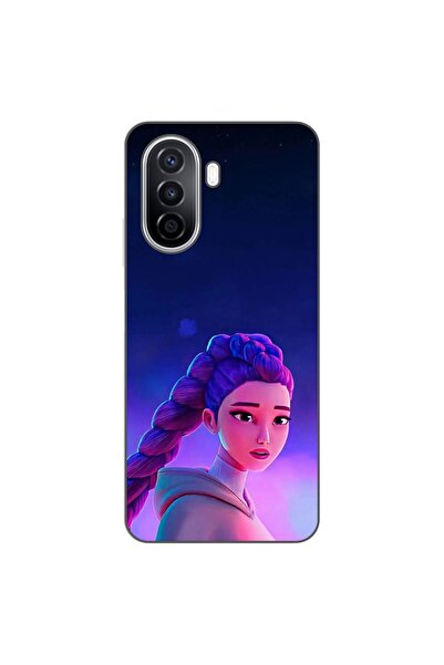 OEM Husa compatibila cu Huawei Nova Y70 Silicon Gel Tpu Model KPop Demon Hunt...