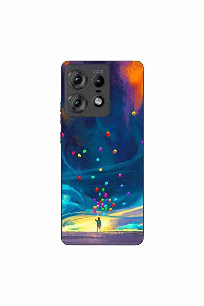 OEM Husa compatibila cu Motorola Edge 50 Pro Silicon Gel Tpu Model Baloane Un...