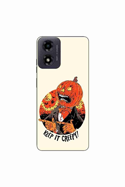 OEM Husa compatibila cu Motorola Moto G04 Silicon Gel Tpu Model Halloween Kee...