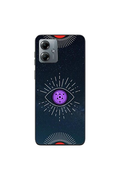 OEM Husa compatibila cu Motorola Moto G14 Silicon Gel Tpu Model Tomoe Rinnega...