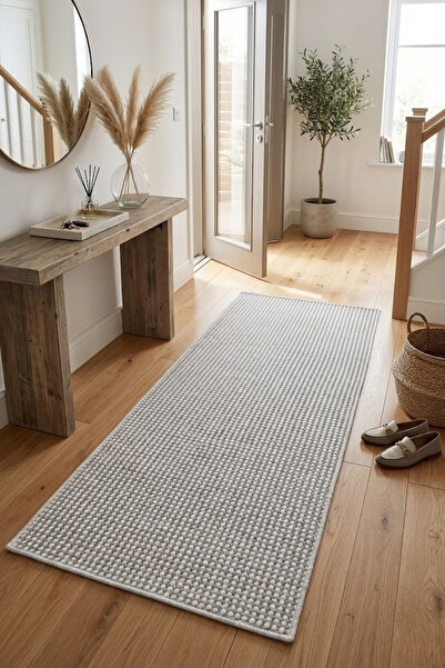 Bonny Home Yazlık Koridor Halısı Dekoratif Kaymaz İnce Yıkanabilir Modern Yol...