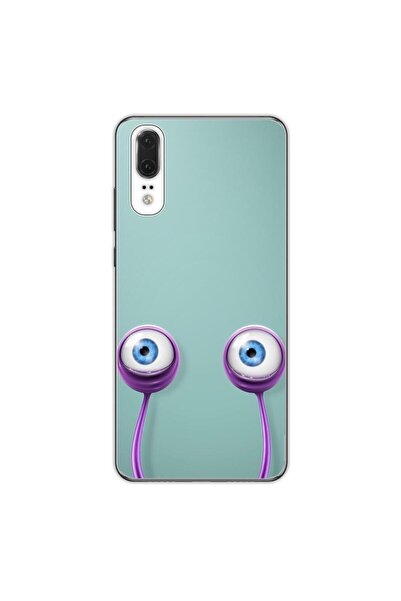 OEM Husa compatibila cu Huawei P20 Silicon Gel Tpu Model Snail Eyes