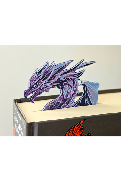 Anka Atolye Kristal Wyvern Ejderha Kitap Ayracı – 3D Baskı Fantastik Kristal ...