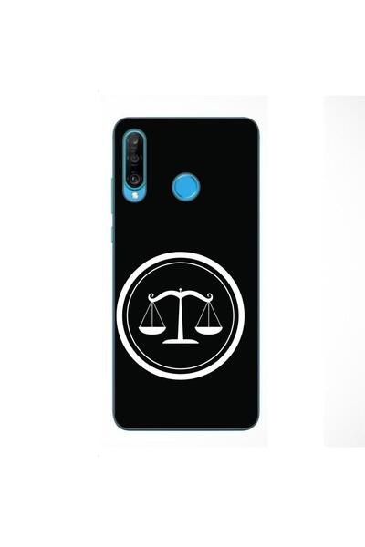OEM Husa compatibila cu Huawei P30 Lite Silicon Gel Tpu Model Balanta Dreptatii
