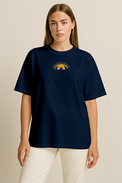SunSight Oftalmoloji Nakışlı Oversize T-Shirt W | Göz Hekimi Özel Tasarım
