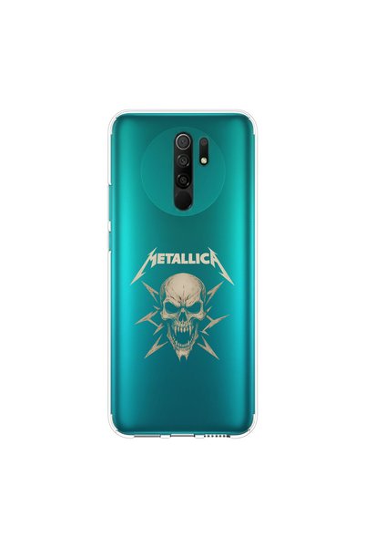 PPKin Redmi 9 Compatible Metal 8 Design Transparent Case