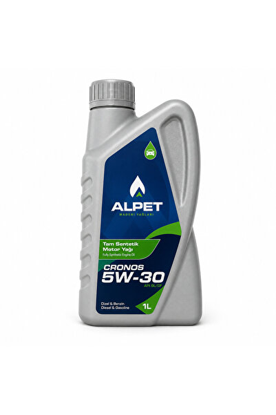 ALPET CRONOS 5W-30 Tam Sentetik Motor Yağı 1 Litre Benzin & Dizel Uyumlu