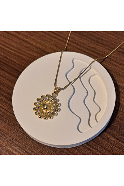 TURKAFONE Antique Ring Sun Pendant