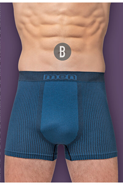 BENALİ Elite Lifestyle Seamless Short Patterned Seamles Boxer (3 Pieces)