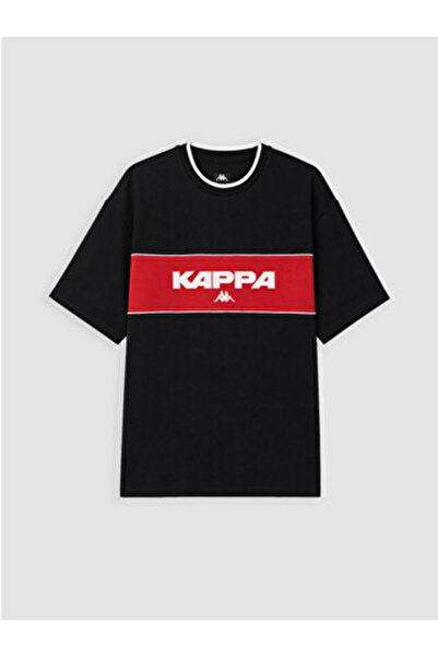 LC Waikiki New Season Black Crew Neck Printed Men's Sports T-Shirt