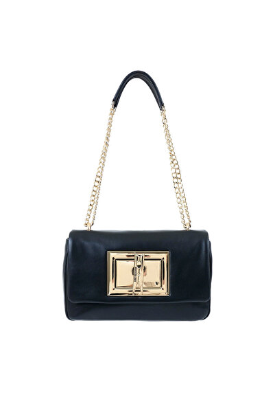 Love Moschino Γυναικεία Τσάντα Ώμου Μαύρη JC4164PP1MLM0-000