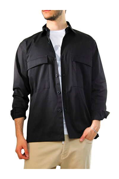 Royal Denim Division Ανδρικό Overshirt Μαύρο Royal Denim SAKKAI-BLACK