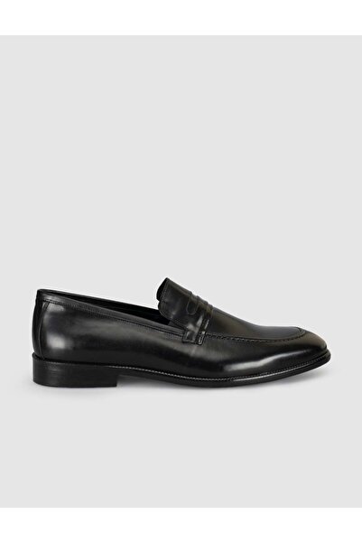 Cabani Premium Leather Black Men's Classic Shoes