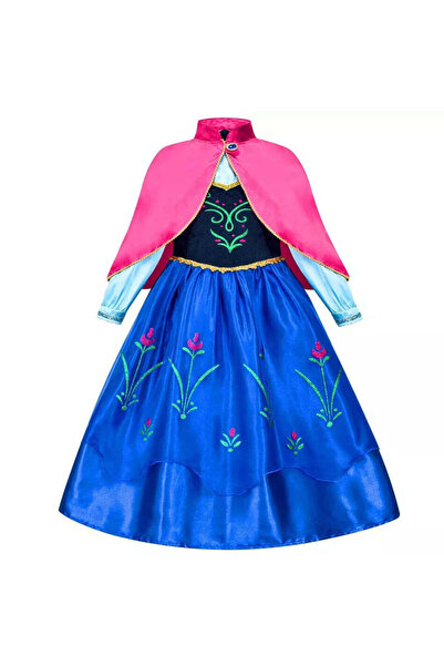 SOLLUXE Frozen Princess Anna Dress for Girls, Role Play Costume, Celebrations...