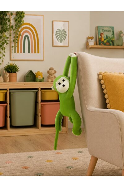 Toyzoy Toys Maymun yapışkanlı VikVik Sesli, 60 cm - En Samimi oyun arkadaşı-M...