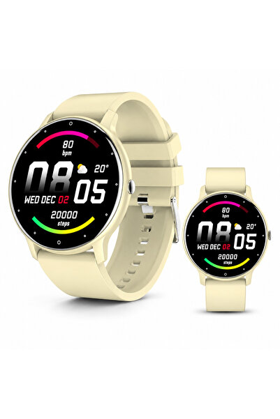 ömya Ceas Smartwatch Inteligent Fitness, Ecran Tactil Rotund 1.28 Inch, IP67,...