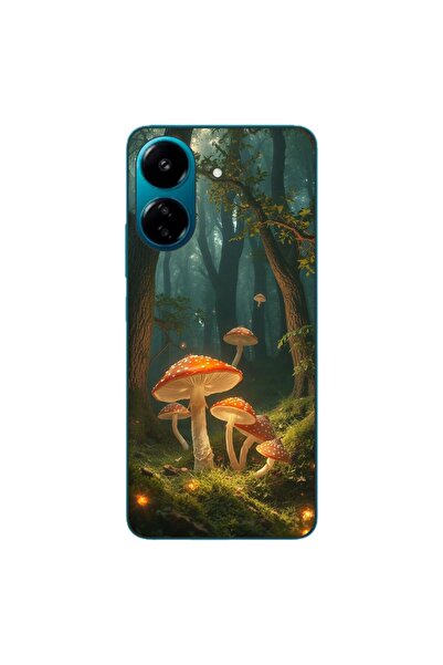 OEM Case compatible with Xiaomi Redmi 13C 4G Silicon Gel Tpu Pattern Glowing ...