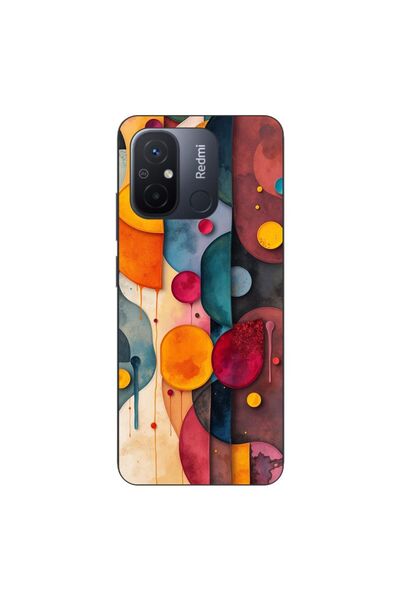 OEM Husa compatibila cu Xiaomi Redmi 12C Silicon Gel Tpu Model Abstract Shape...