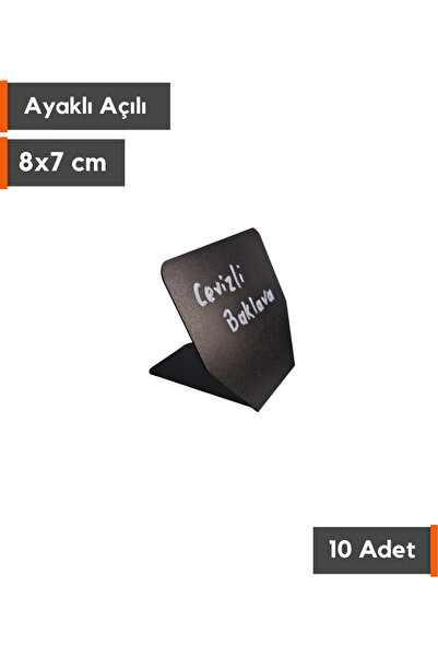 Şeffaf Etiket PVC etiketa za tablu, crna, brisiva, stojeća etiketa za proizvo...