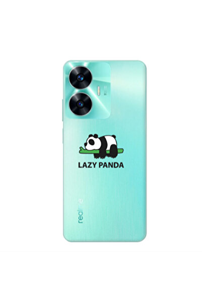 Other Realme C55 Lazy panda Transparent Silicone TPU Θήκη