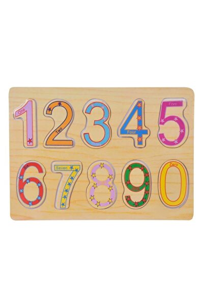 OEM Puzzle educativ din lemn pentru copii, Puzzle de Lemn Cifre (10 piese) - ...