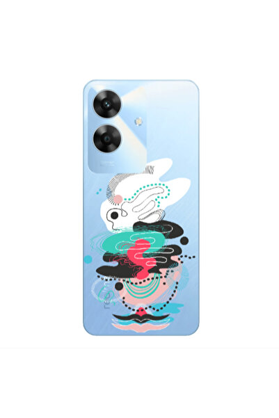 Other Realme Note 60 Abstract 50 Transparent Silicone TPU Θήκη