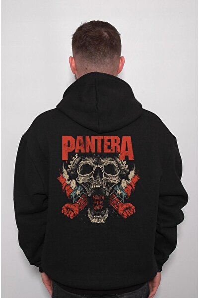 Bumeta Pantera Skull Heavy Metal Sweatshirt Unisex Hooded Hoodie
